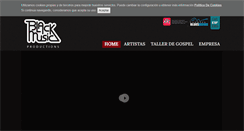 Desktop Screenshot of blackmusicproductions.com